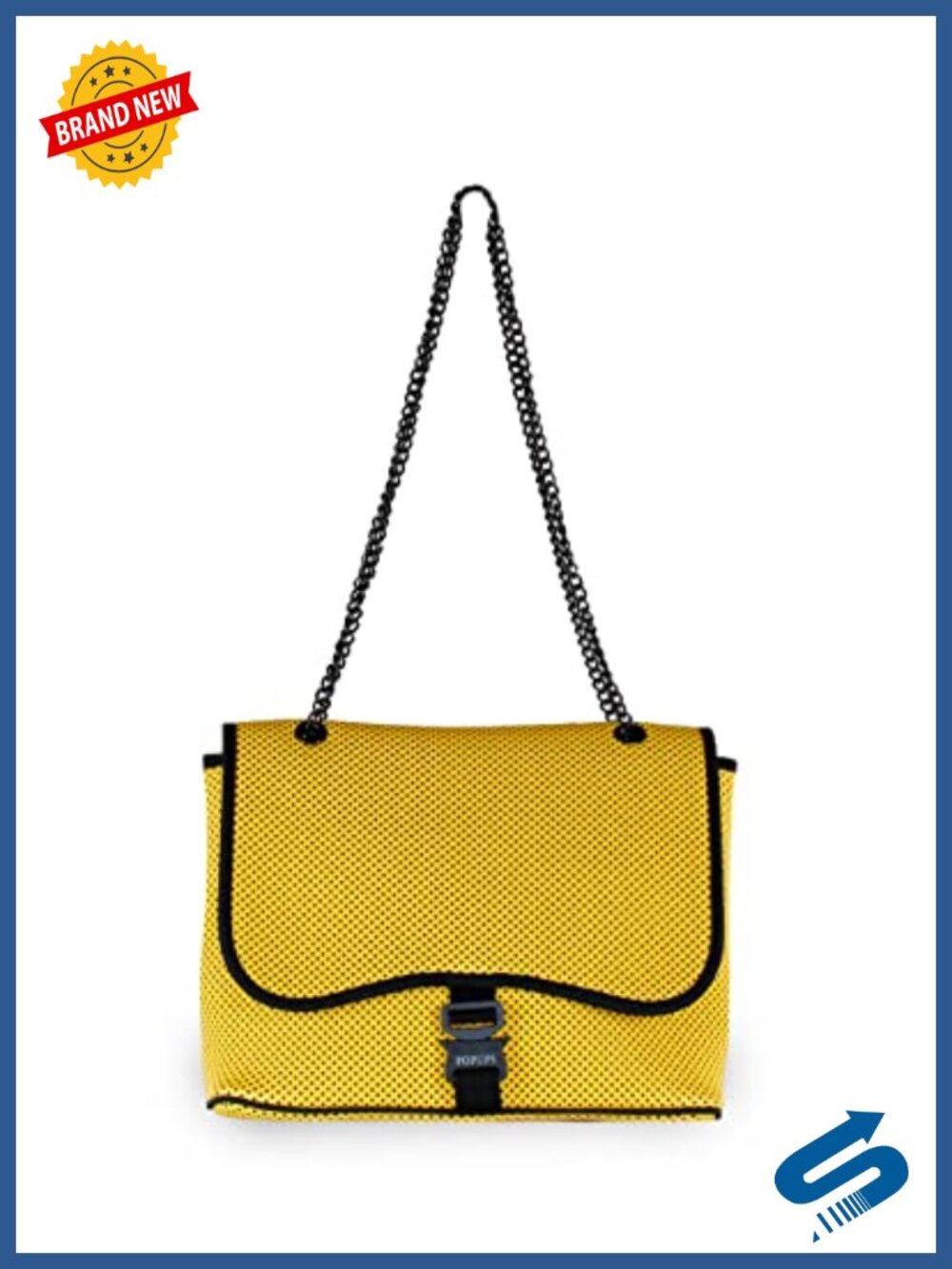 PopUps Neoprene Crossbody Flap Bag Water Resistant Machine Washable Adjustable